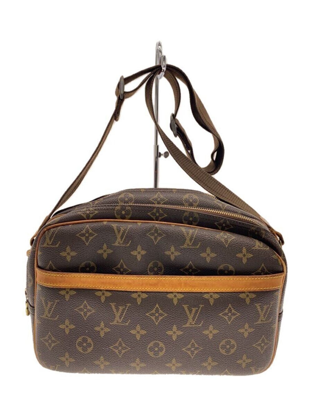 LOUIS VUITTON Reporter Monogram Canvas Brown